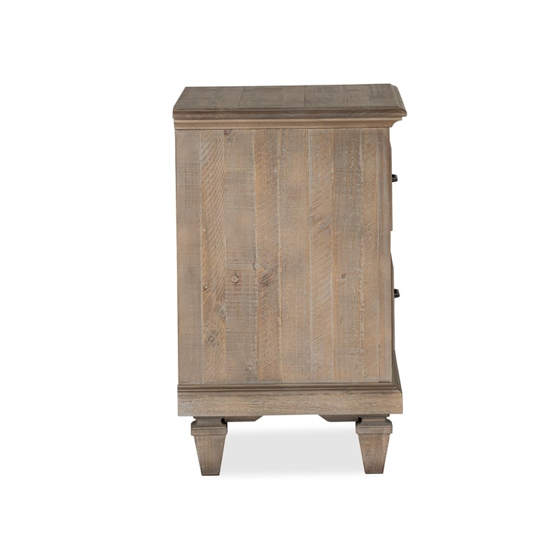 Magnussen Lancaster 2 Drawer Nightstand in Dovetail Gray