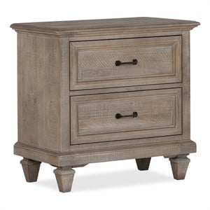 Magnussen Lancaster 2 Drawer Nightstand in Dovetail Gray