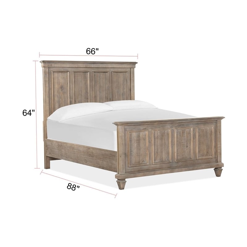 Magnussen Lancaster Queen Panel Headboard in Dovetail Gray