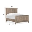 Magnussen Lancaster Queen Panel Headboard in Dovetail Gray