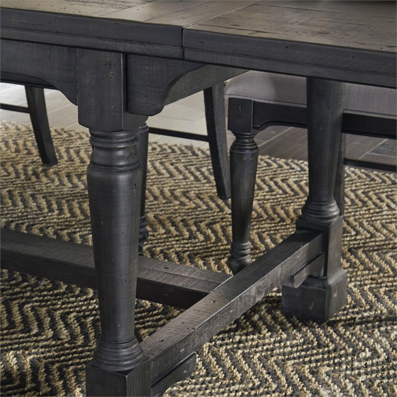 Magnussen Bedford Corners Extendable Dining Table In Anvil Black Magnussen Bedford Corners Extendable Dining Table In Anvil Black