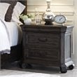 Magnussen Bellamy Traditional Peppercorn 3 Drawer Nightstand