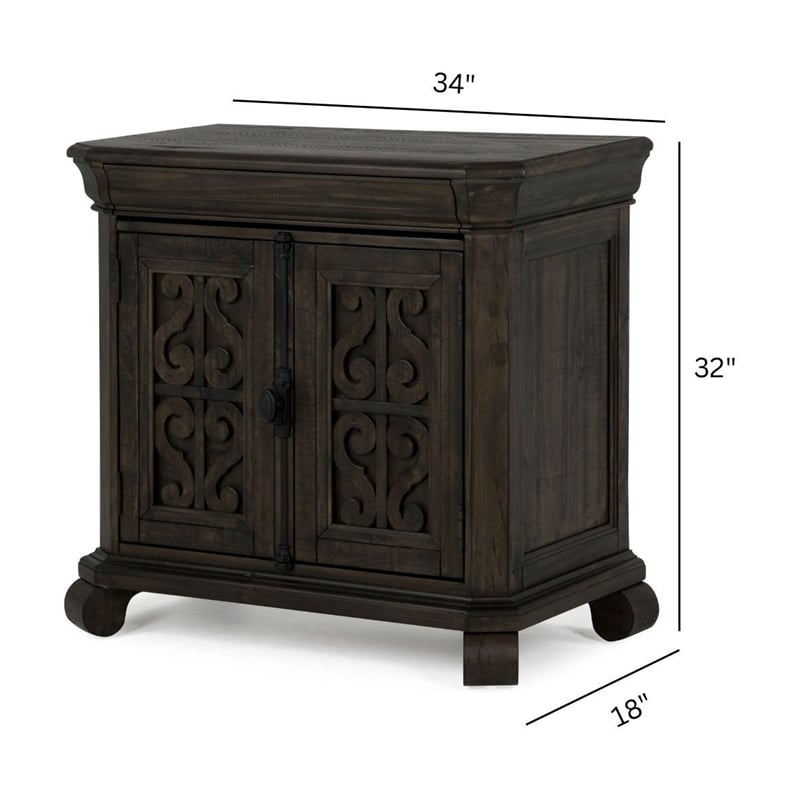 Magnussen Bellamy Traditional Peppercorn Bachelor Door Chest