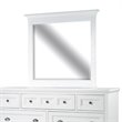 Magnussen Heron Cove Relaxed Traditional Soft White Landscape Mirror