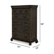 Magnussen Bellamy Traditional Peppercorn 6 Drawer Chest