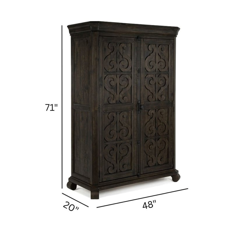 Magnussen Bellamy Traditional Peppercorn Door Chest