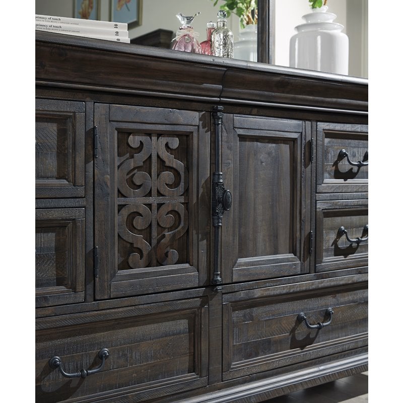 Magnussen Bellamy Traditional Peppercorn 8 Drawer Dresser