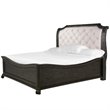 Magnussen Bellamy Traditional Peppercorn King Sleigh Bed with Shaped Footboard