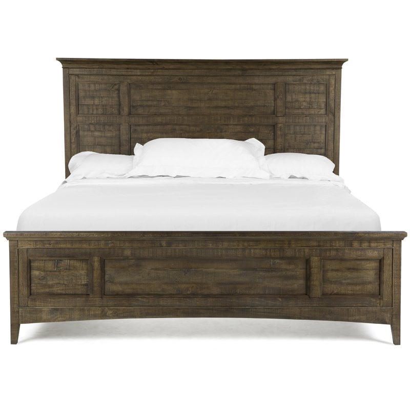 Magnussen Bay Creek Traditional Toasted Nutmeg King Panel Bed with Storage