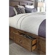 Magnussen Bay Creek Traditional Toasted Nutmeg King Panel Bed with Storage