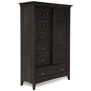 magnussen westley falls relaxed traditional graphite sliding door chest