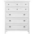 Magnussen Heron Cove Relaxed Traditional Soft White 5 Drawer Chest