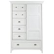 Magnussen Heron Cove Relaxed Traditional Soft White Sliding Door Chest