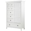 Magnussen Heron Cove Relaxed Traditional Soft White Sliding Door Chest
