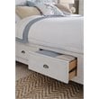 Magnussen Heron Cove Soft White Queen Panel Bed with Storage
