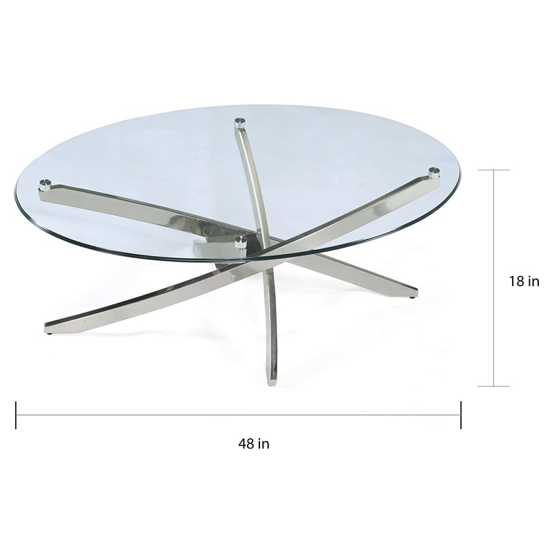 Magnussen Zila Oval Solid Wood Cocktail Table