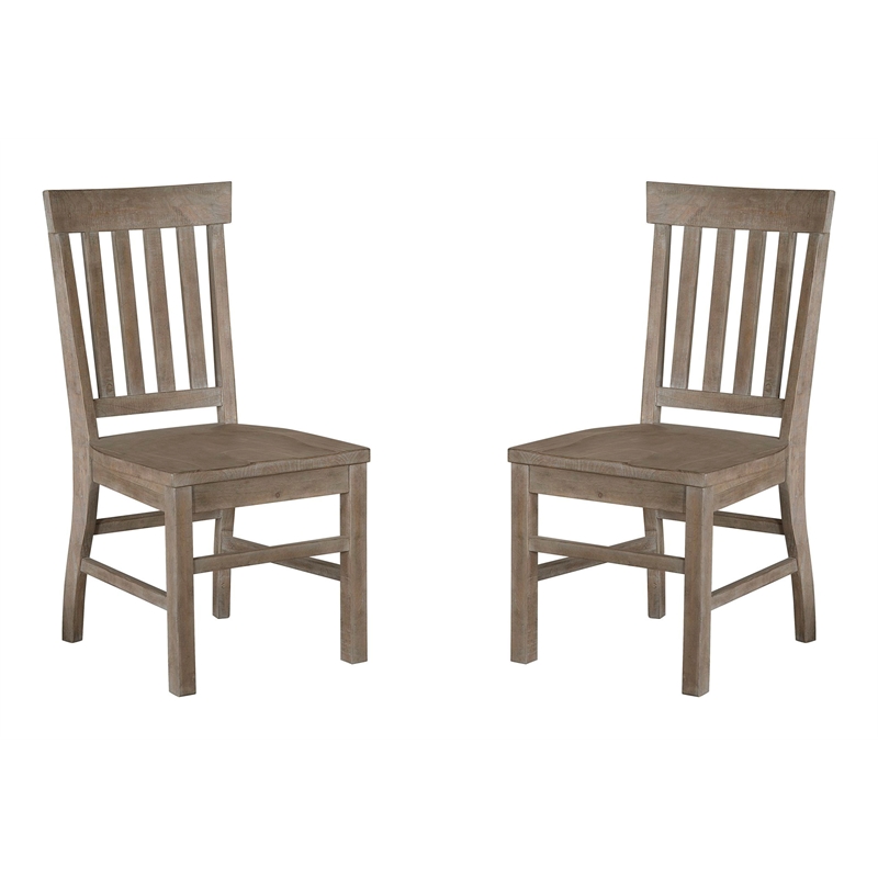 Magnussen Tinley Park Dining Side Chair in Dovetail Gray (Set of 2)