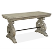 Magnussen Tinley Park Writing Desk in Dovetail Gray