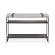 Magnussen Paradox Rectangular Sofa Table in White/Roasted Almond