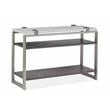 Magnussen Paradox Rectangular Sofa Table in White/Roasted Almond