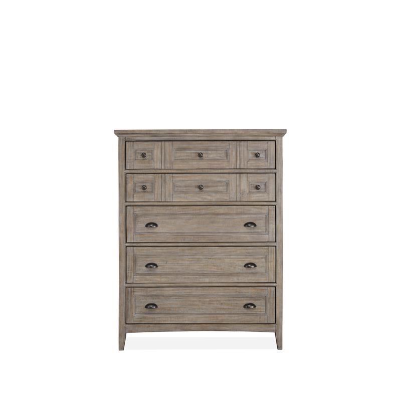Magnussen Paxton Place Wood Drawer Chest in Dovetail Gray