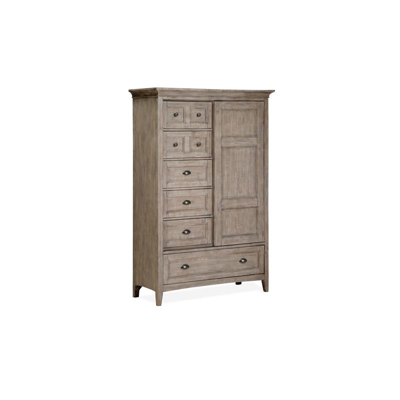 Magnussen Paxton Place Wood Door Chest in Dovetail Gray