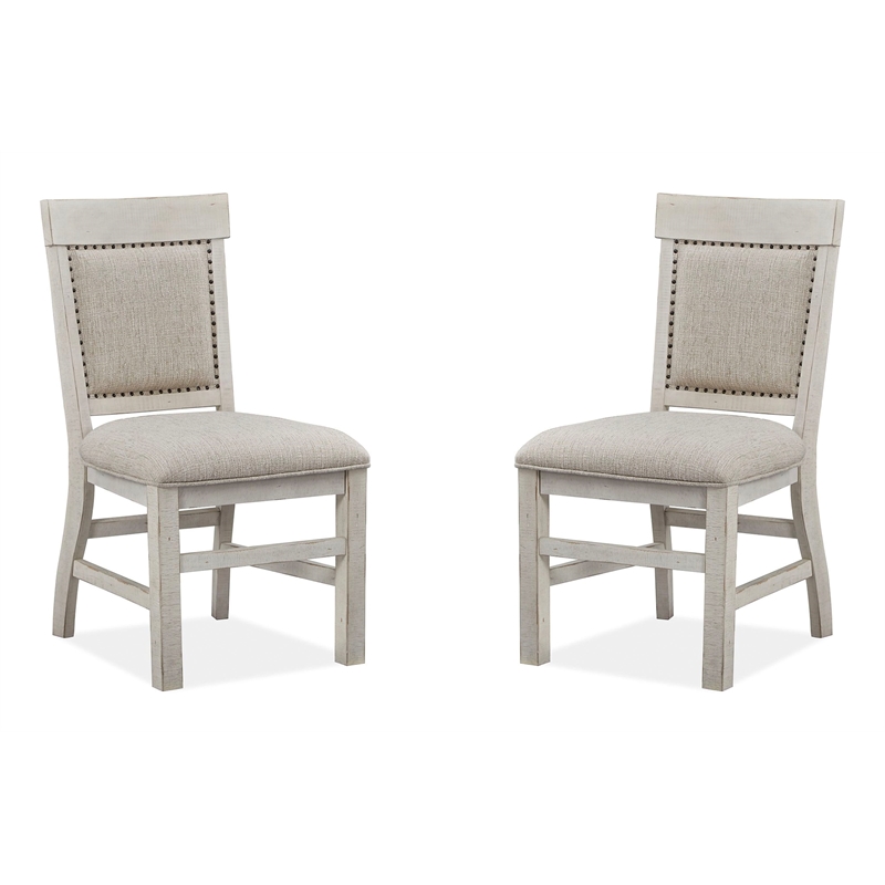 Magnussen D4436 Bronwyn Dining Side Chair with Upholstered Seat (Set of 2)