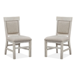 Magnussen D4436 Bronwyn Dining Side Chair with Upholstered Seat (Set of 2)