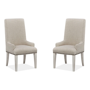 Magnussen D4436 Bronwyn Upholstered Host Side Chair (Set of 2)