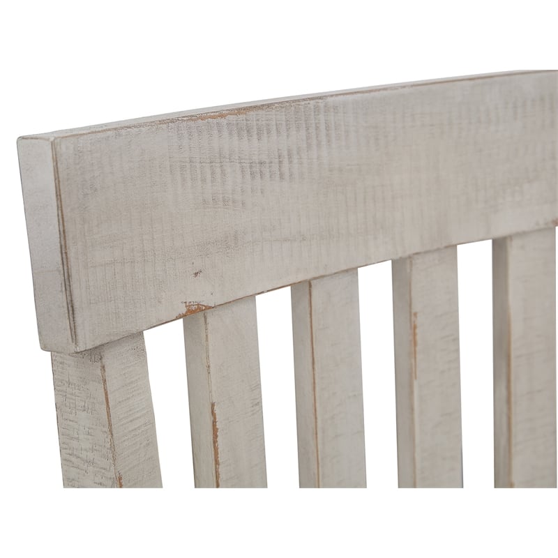 Magnussen Bronwyn Solid Wood Counter Chair in White (Set of 2)