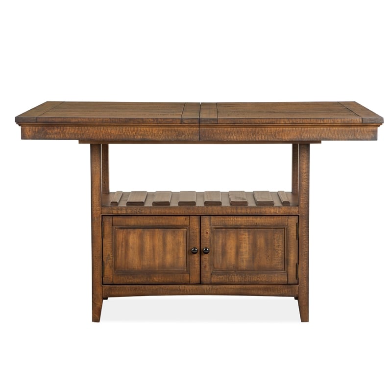 Magnussen Bay Creek Counter Dining Table in Toasted Nutmeg