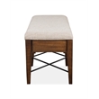 Magnussen Bay Creek Bench with Upholstered Seat
