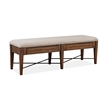 Magnussen Bay Creek Bench with Upholstered Seat