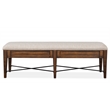 Magnussen Bay Creek Bench with Upholstered Seat