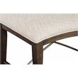 Magnussen Westley Falls Curved Bench with Upholstered Seat