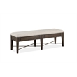 Magnussen Westley Falls Bench with Upholstered Seat