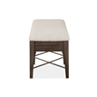 Magnussen Westley Falls Bench with Upholstered Seat