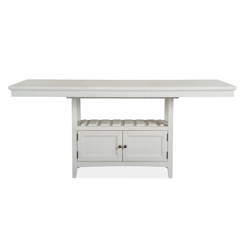 Magnussen Heron Cove Counter Dining Table in Chalk White