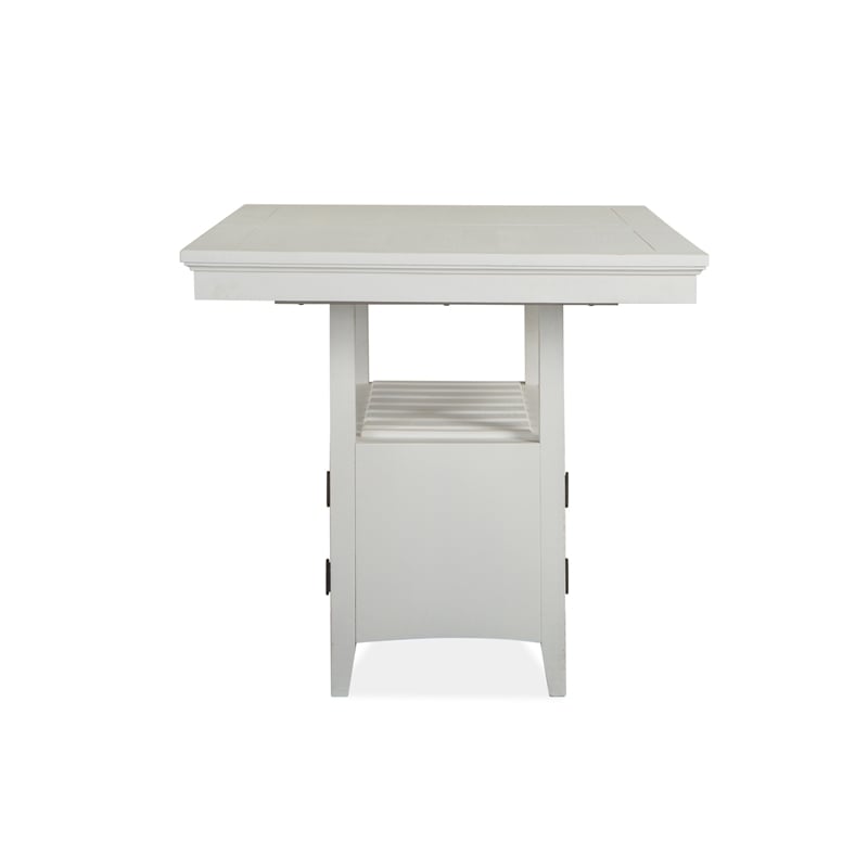 Magnussen Heron Cove Counter Dining Table in Chalk White