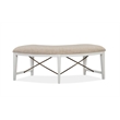 Magnussen Heron Cove Curved Bench with Upholstered Seat