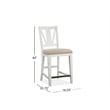 Magnussen Heron Cove Counter Chair with Upholstered Seat (Set of 2)