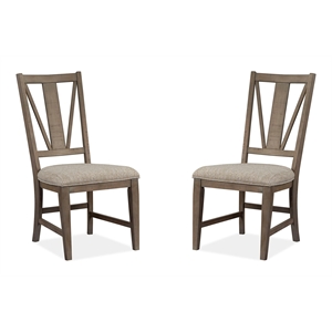 Magnussen Paxton Place Dining Side Chair with Upholstered Seat (Set of 2)
