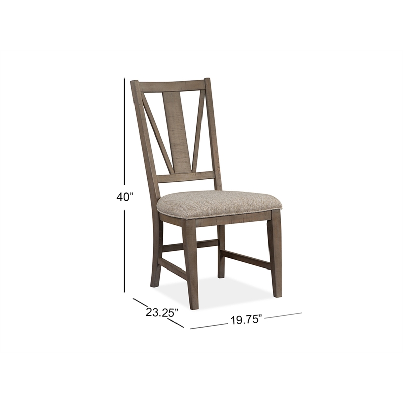 Magnussen Paxton Place Dining Side Chair with Upholstered Seat (Set of 2)
