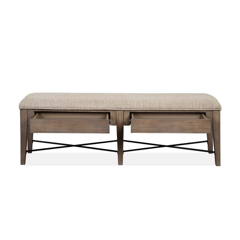 Magnussen Paxton Place Bench with Upholstered Seat