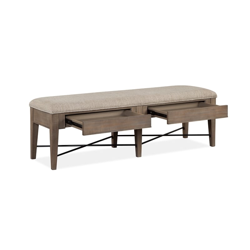 Magnussen Paxton Place Bench with Upholstered Seat
