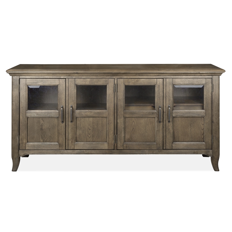 Magnussen Roxbury Manor Four Wood Framed Glass Door Buffet
