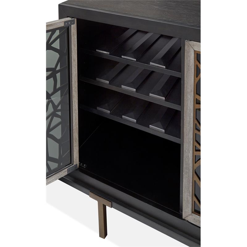 Magnussen Ryker Wood Dining Server in Black