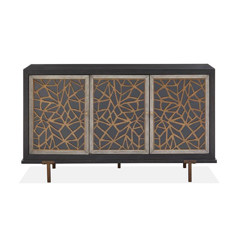 Magnussen Ryker Wood Dining Server in Black