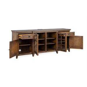 Magnussen Bay Creek 80&quot Entertainment Console Toasted Nutmeg