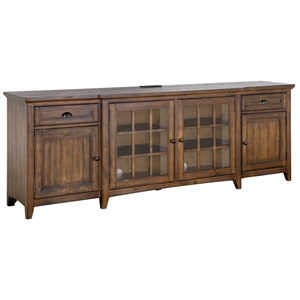 Magnussen Bay Creek 90&quot Entertainment Console Toasted Nutmeg